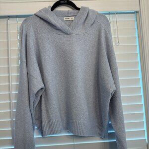 Hollister Comfy Cloud Sweater Hoodie Light Blue (Size: Large)